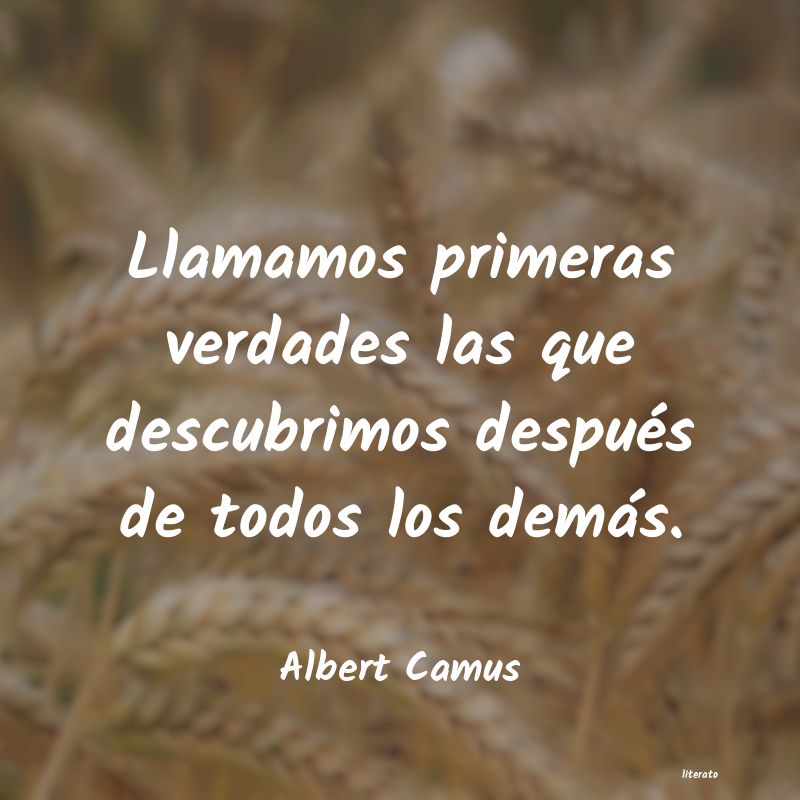 frases de Albert Camus