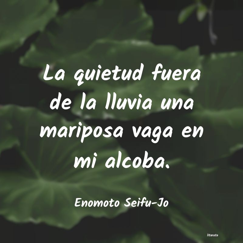 frases de Enomoto Seifu-Jo