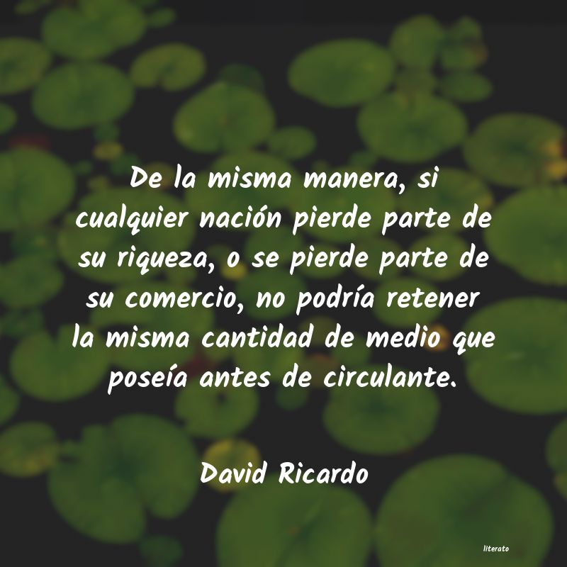 frases de David Ricardo