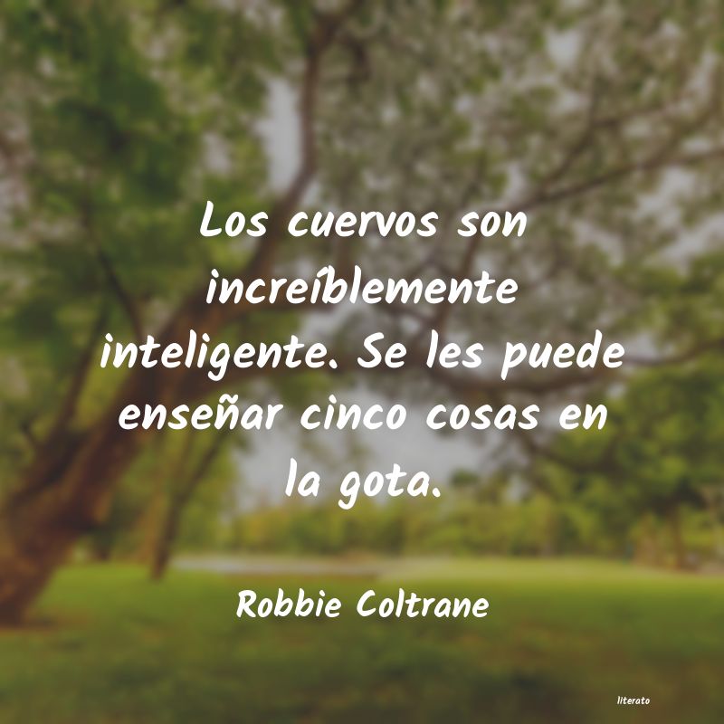 Frases de Robbie Coltrane