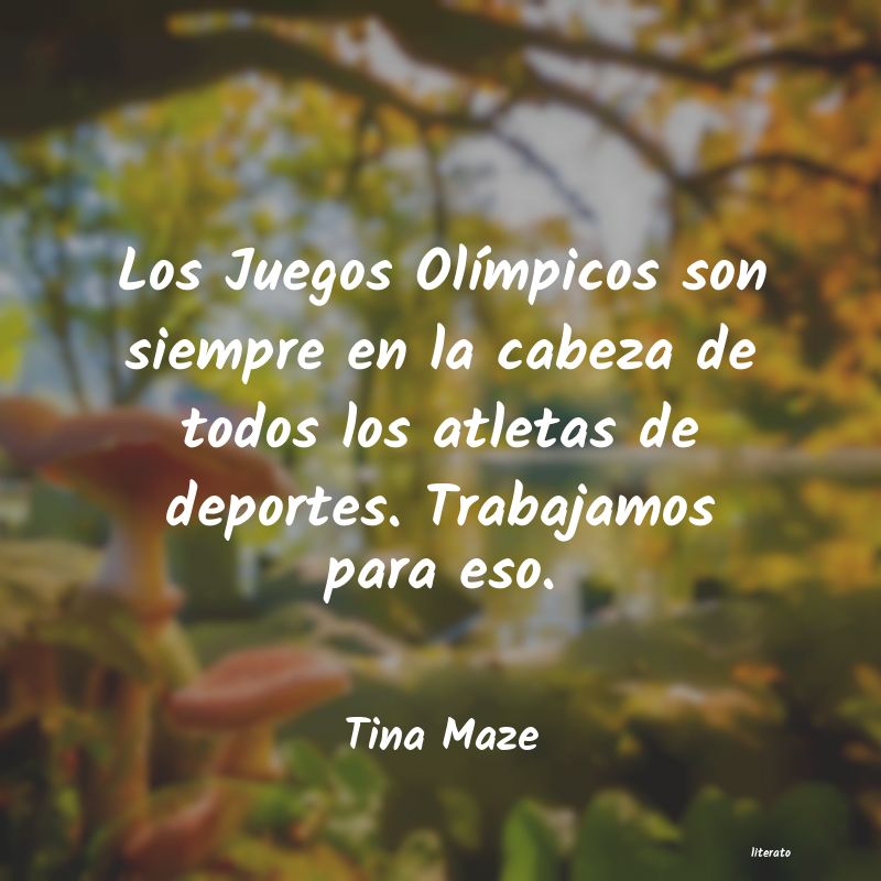 Frases de Tina Maze