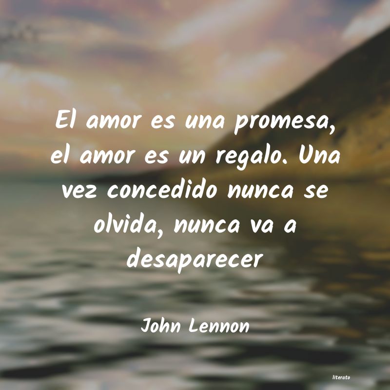 una promesa de amor