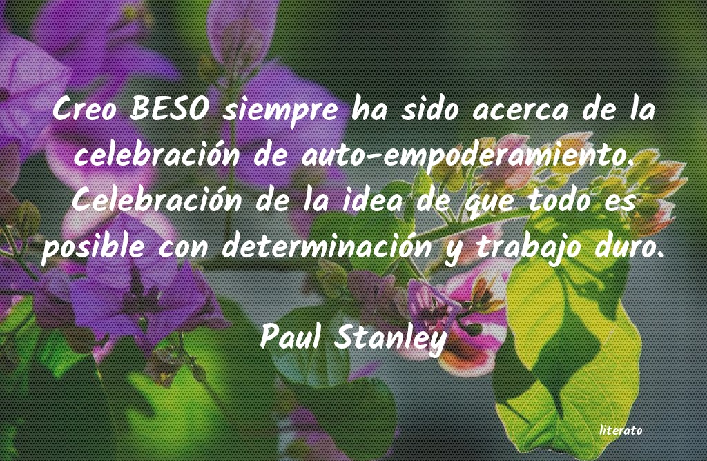 frases de Paul Stanley