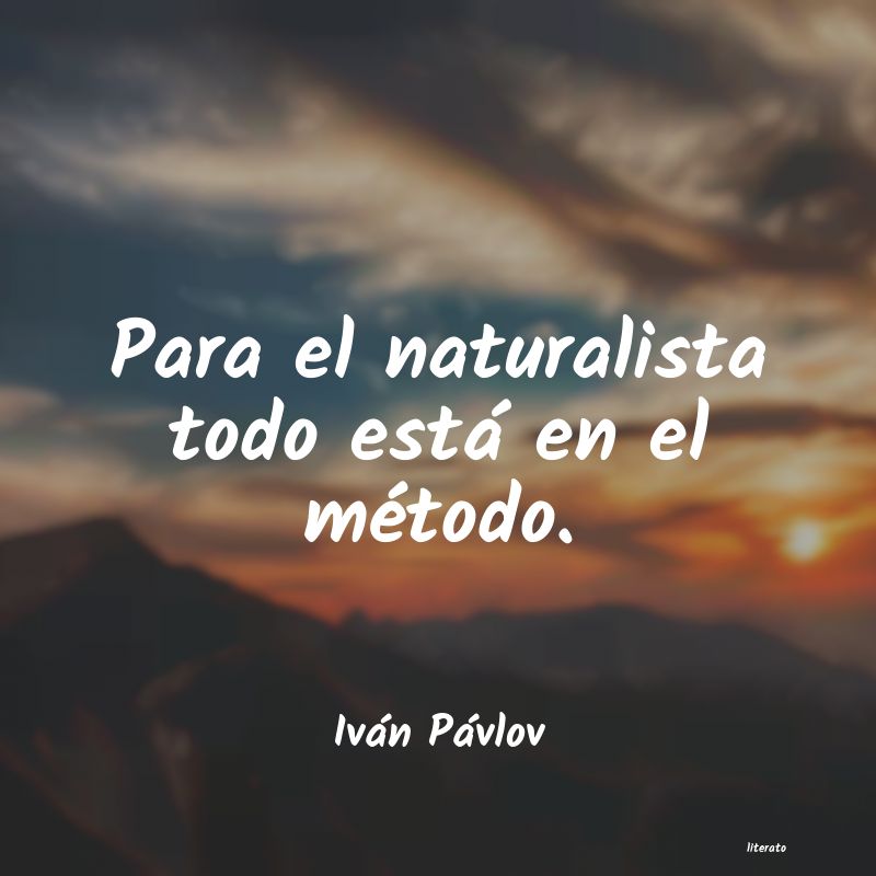 Frases de Iván Pávlov