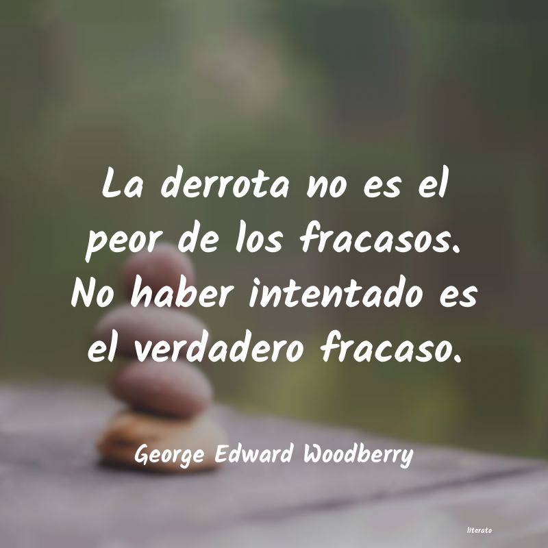Frases de George Edward Woodberry