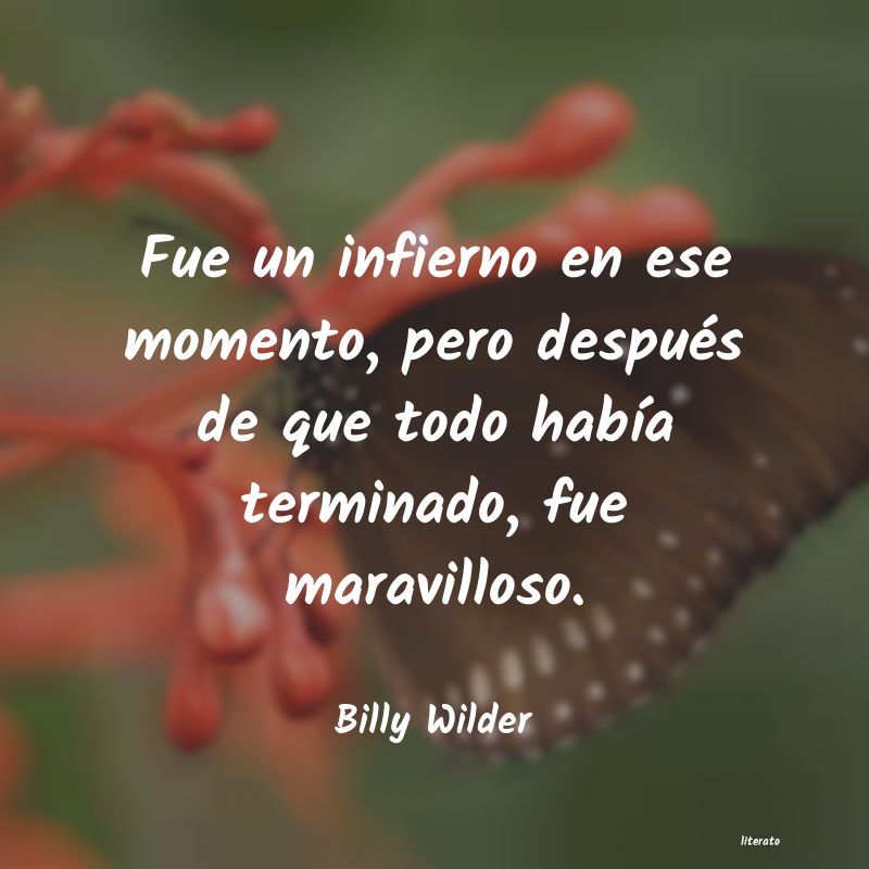 frases de Billy Wilder
