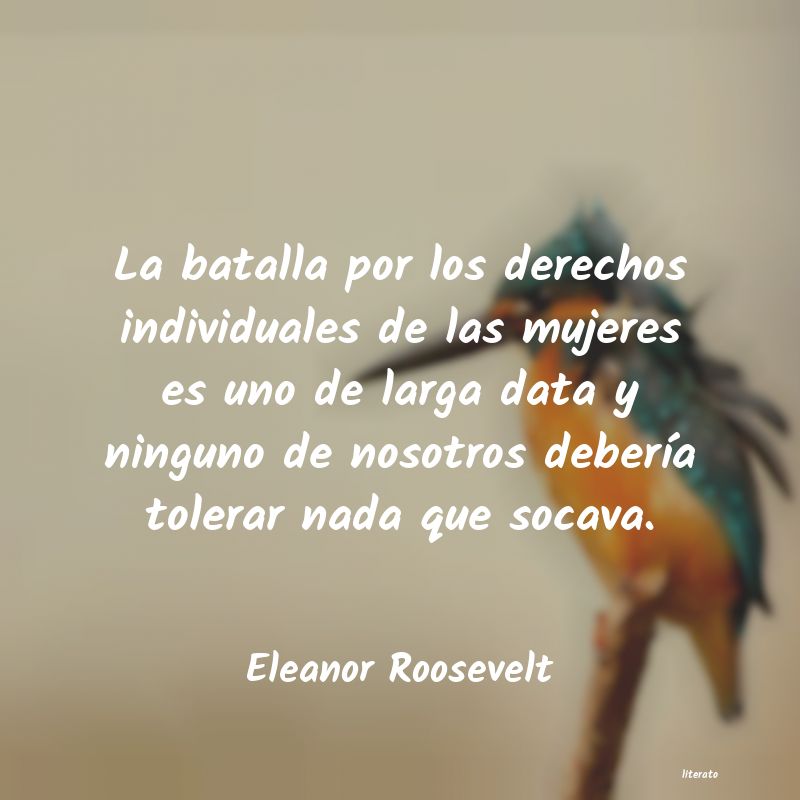 frases de Eleanor Roosevelt