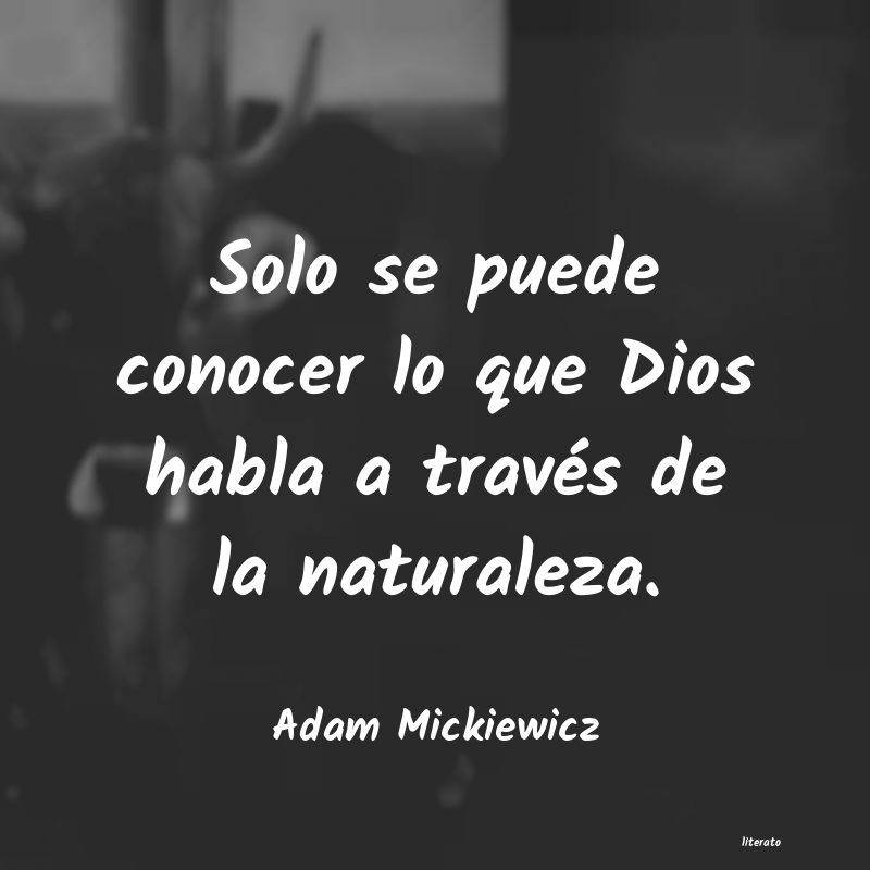 Frases de Adam Mickiewicz