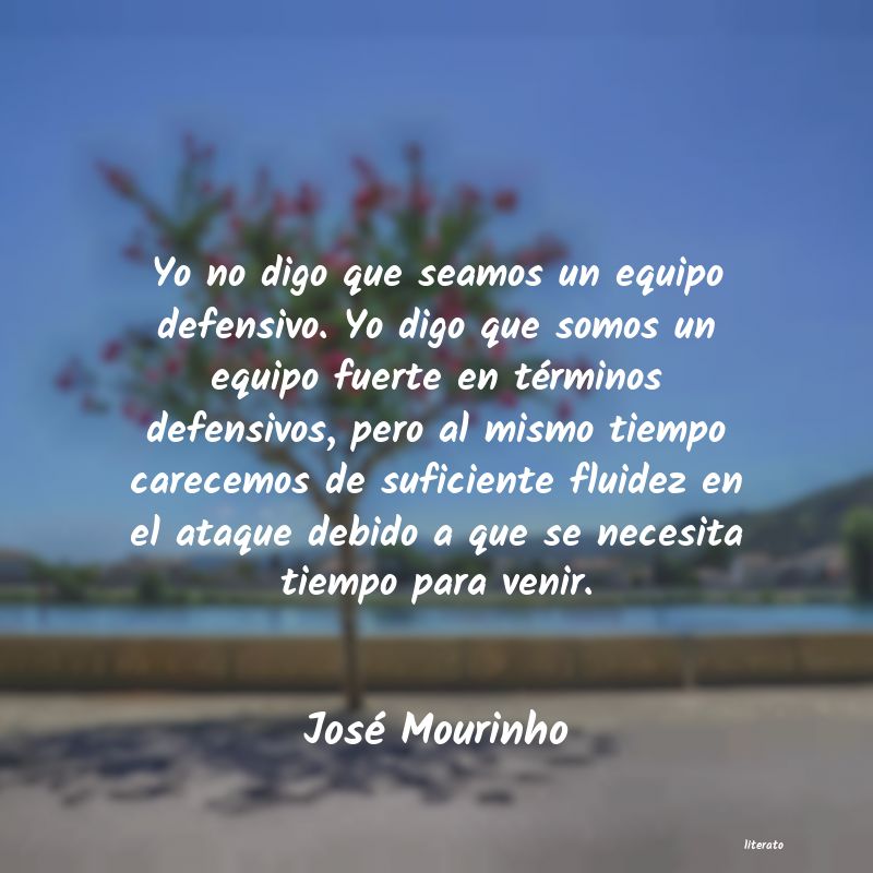 Frases de José Mourinho