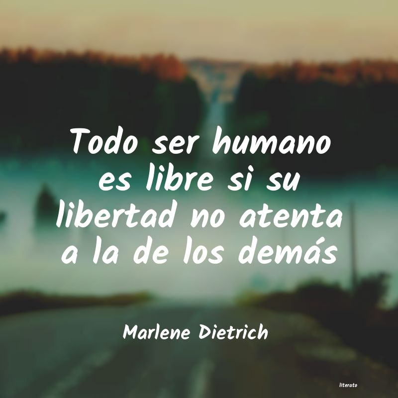 Frases de Marlene Dietrich