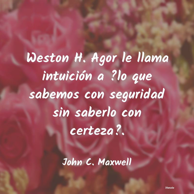 frases de John C. Maxwell