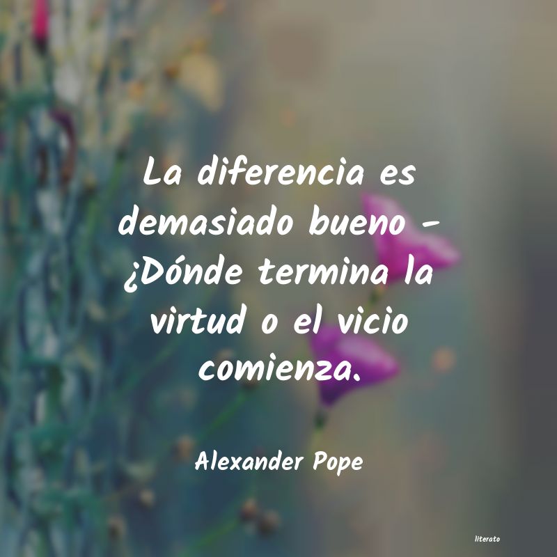 Frases de Alexander Pope