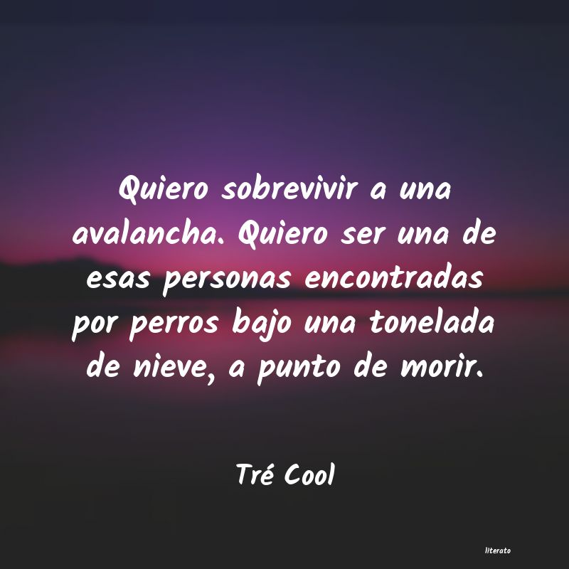frases de Tré Cool