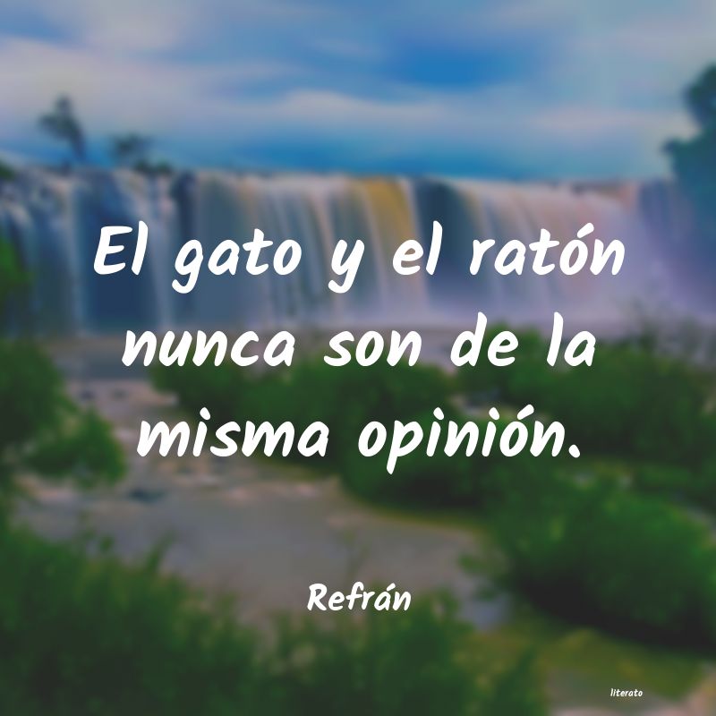 Frases de Refrán