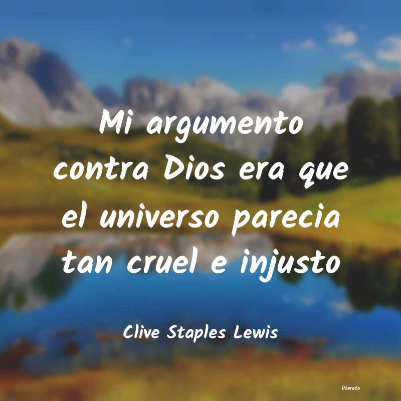 frases de Clive Staples Lewis