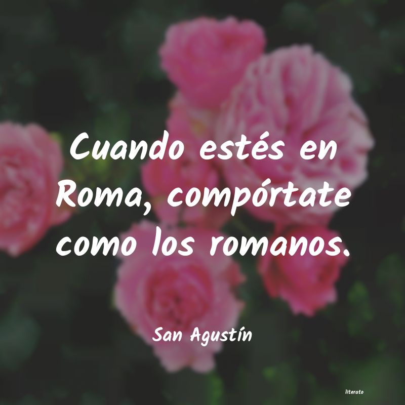 Frases de San Agustín