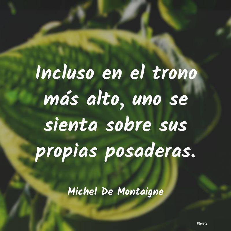 Frases de Michel De Montaigne