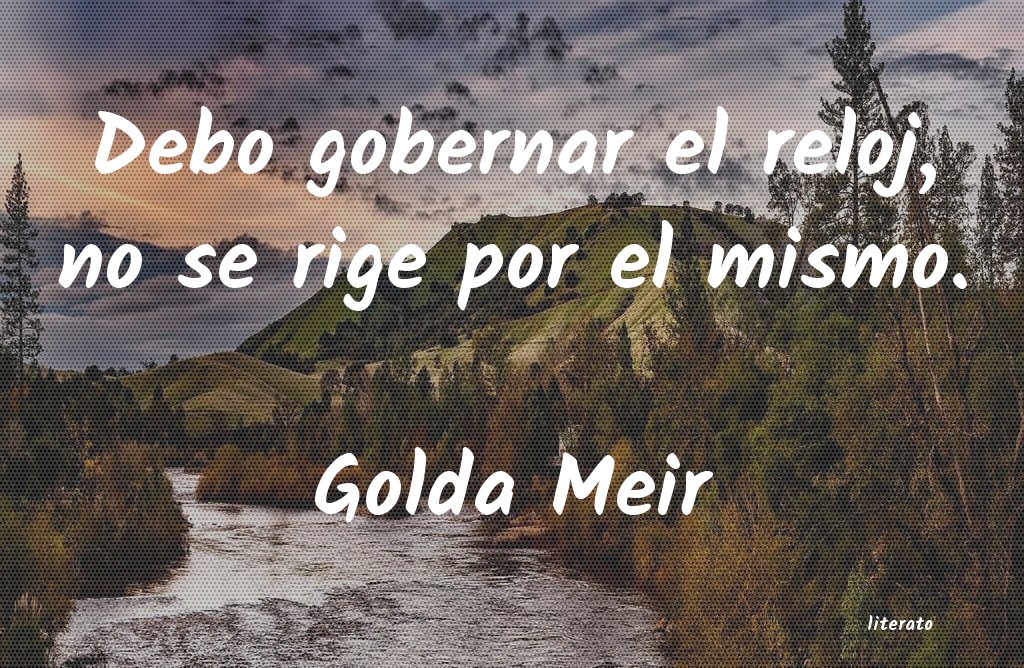 frases de Golda Meir