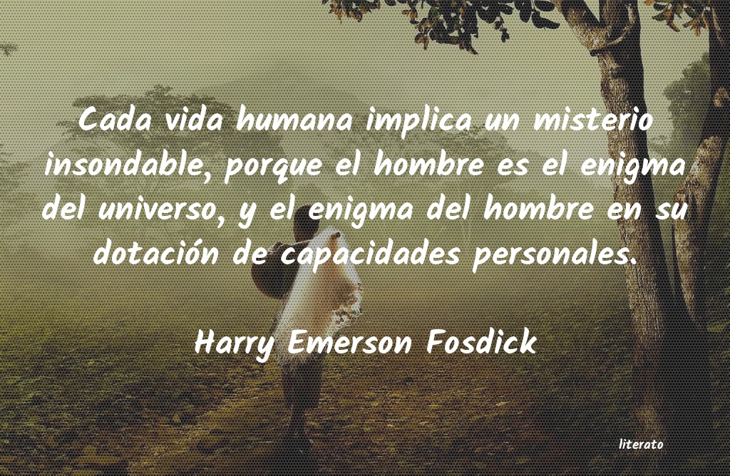 Frases de Harry Emerson Fosdick