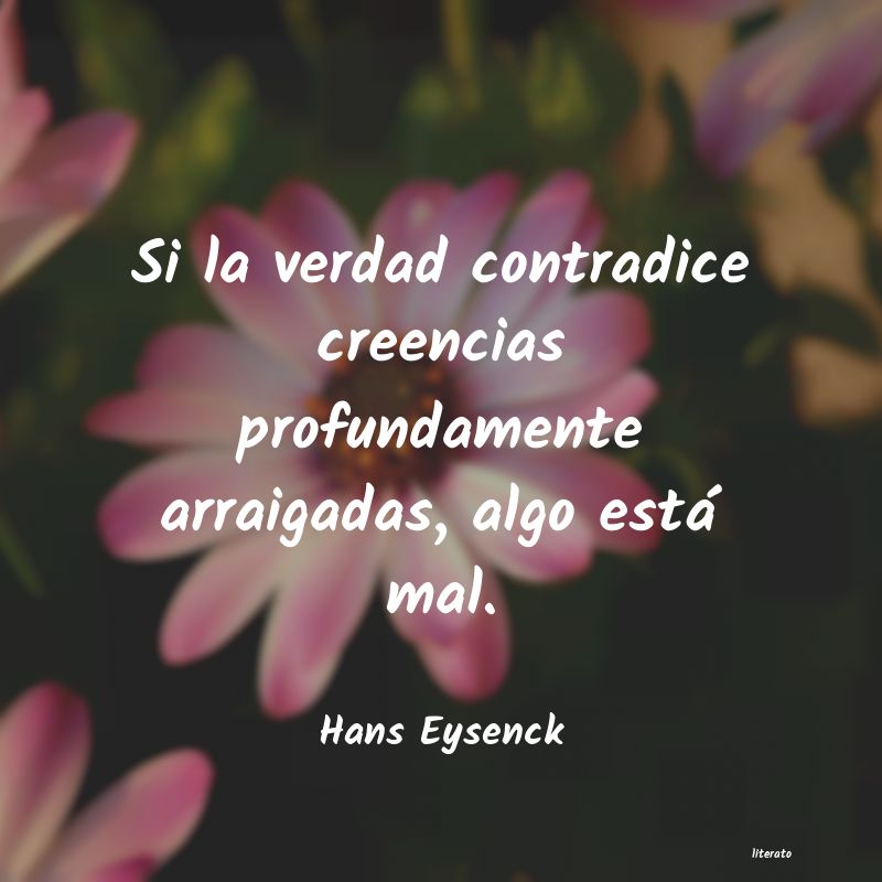 frases de Hans Eysenck