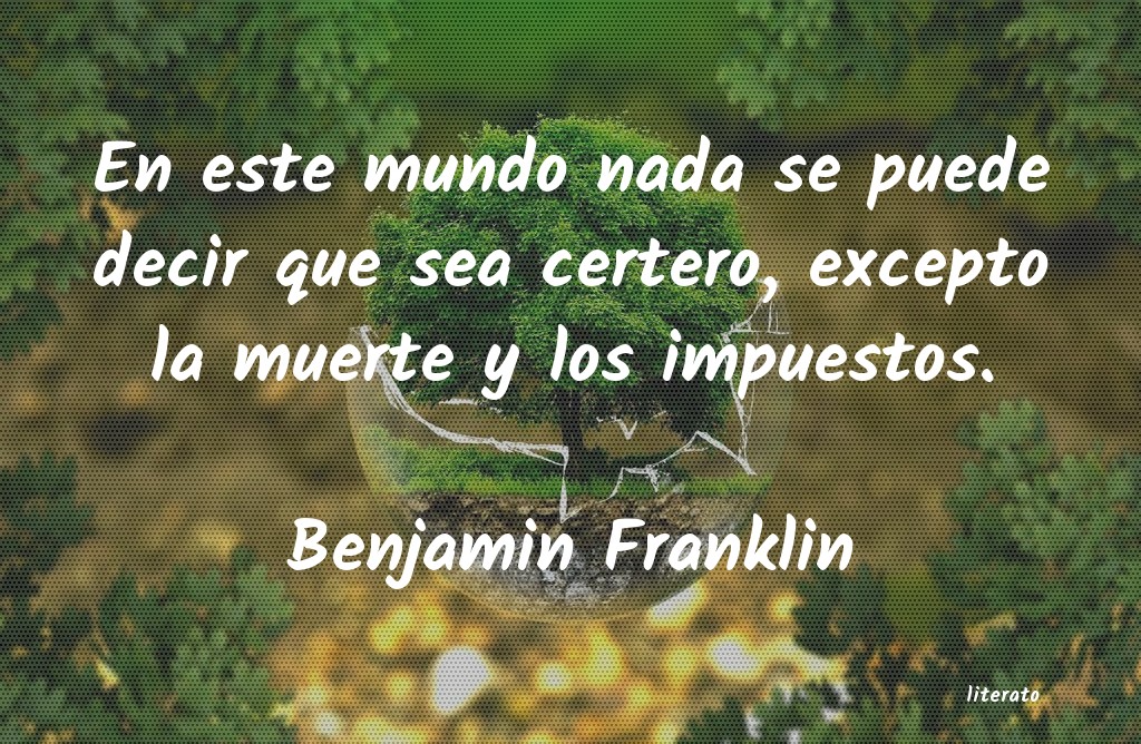 Frases de Benjamin Franklin