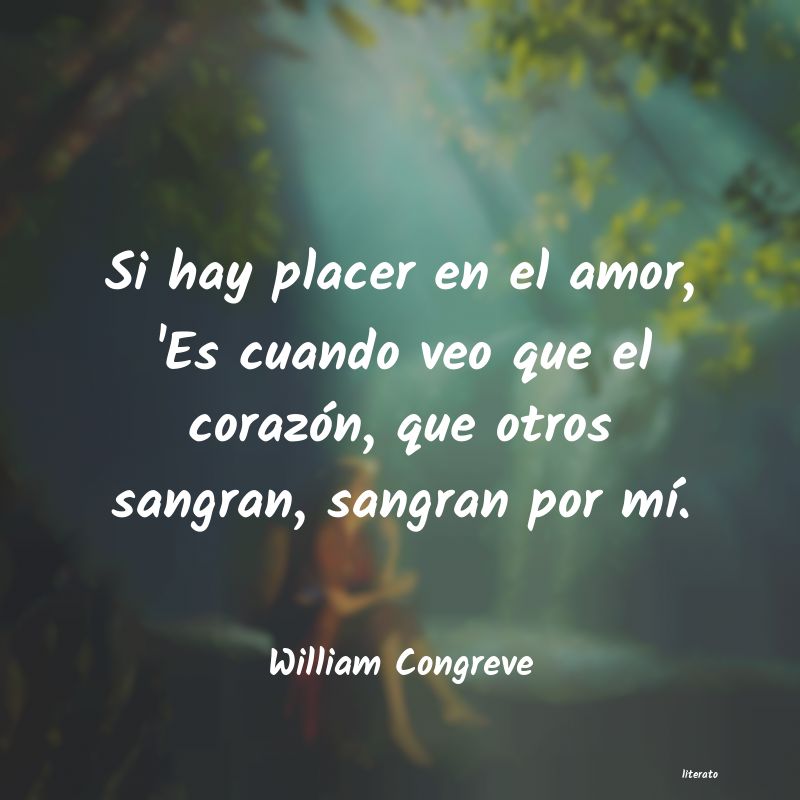 frases de William Congreve