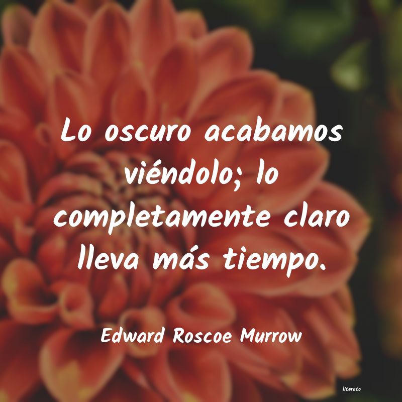 frases de Edward Roscoe Murrow