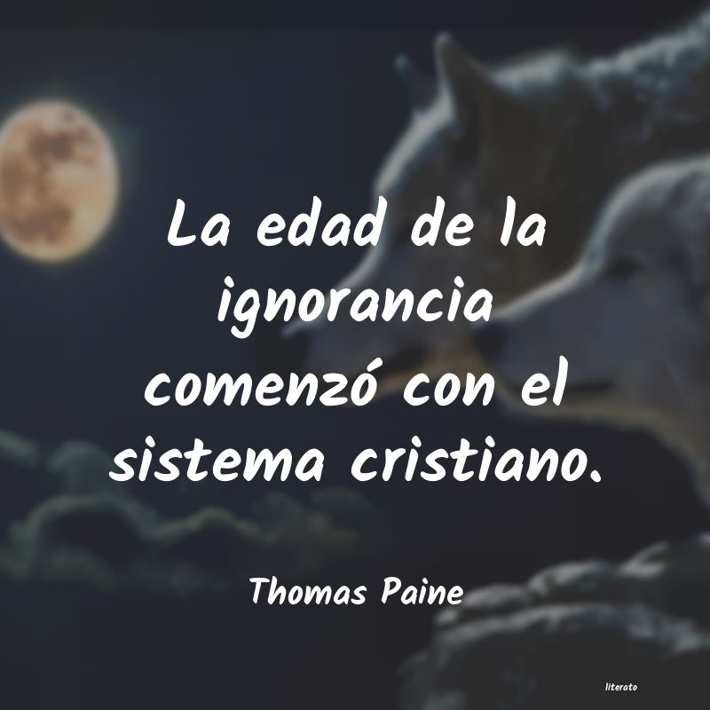 Frases de Thomas Paine