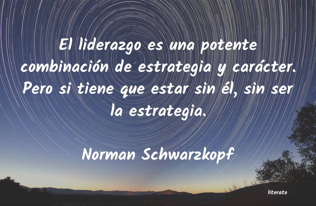 Frases de Norman Schwarzkopf