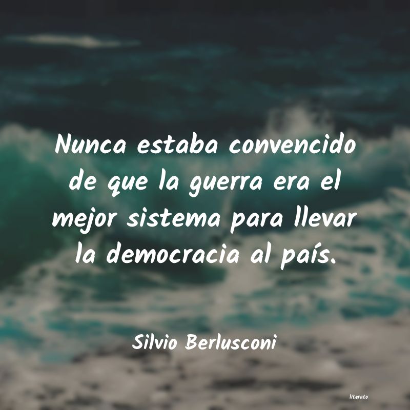 Frases de Silvio Berlusconi