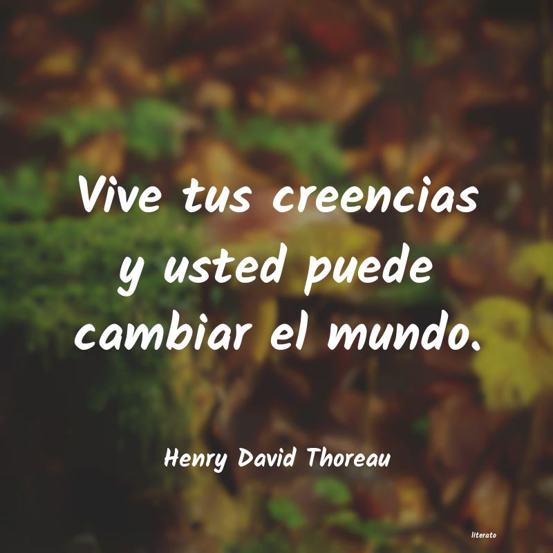 frases de Henry David Thoreau