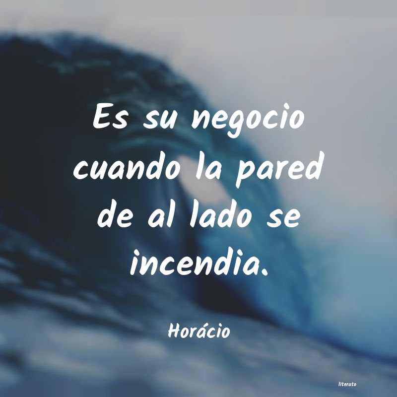 frases de Horácio