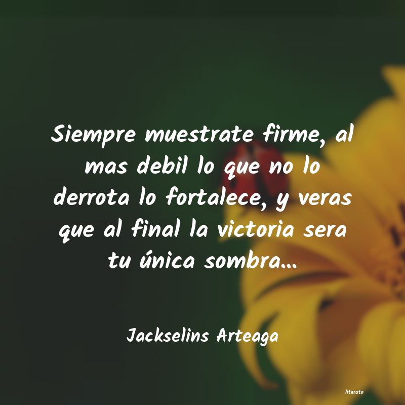 frases de Jackselins Arteaga
