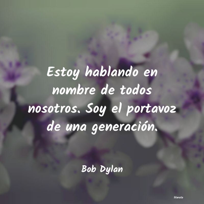 Frases de Bob Dylan