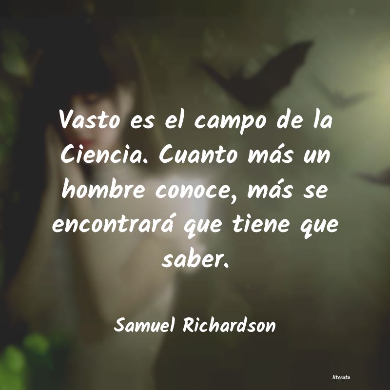 Frases de Samuel Richardson