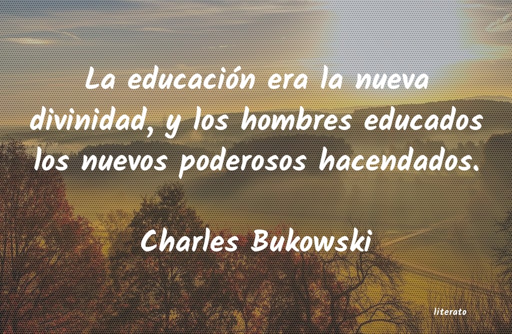 frases de Charles Bukowski
