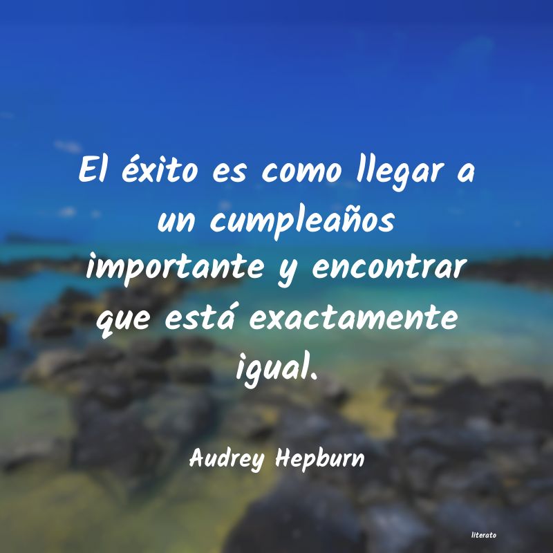 frases de Audrey Hepburn