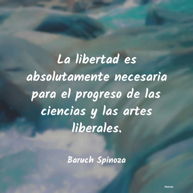 Frases de Baruch Spinoza