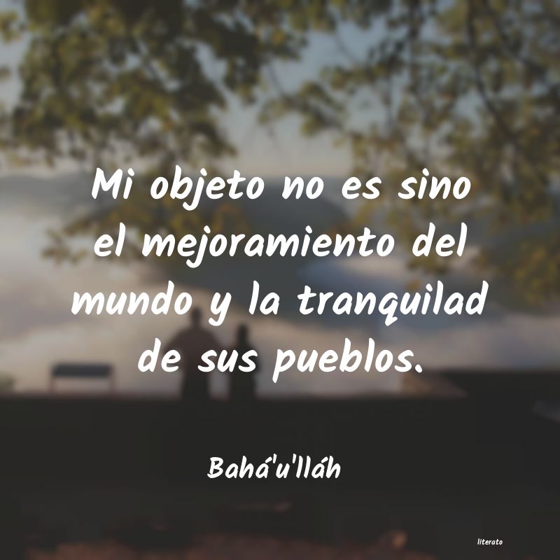 Frases de Bahá'u'lláh