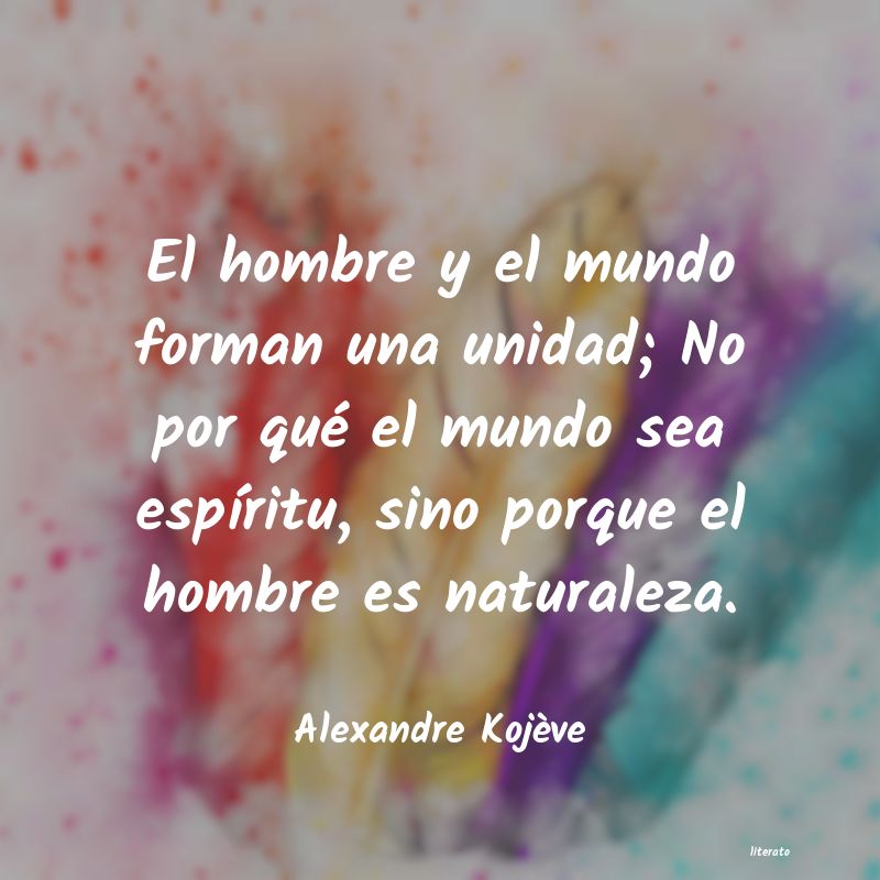 frases de Alexandre Kojève