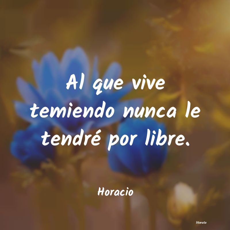 frases de Horacio