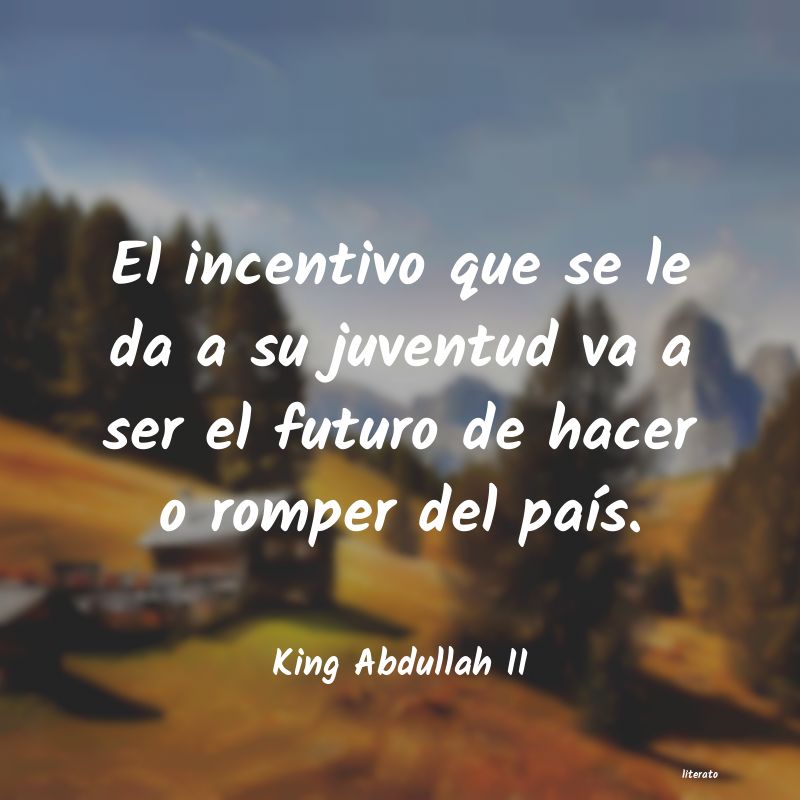frases de King Abdullah II