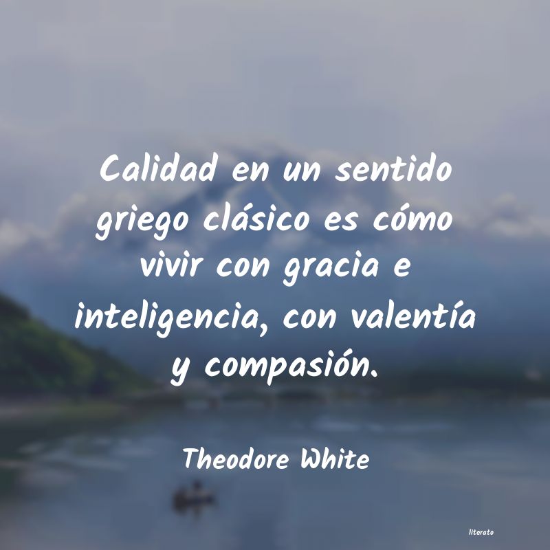 frases de Theodore White