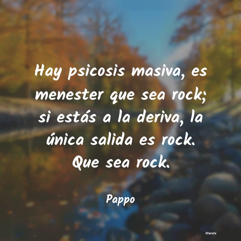 Frases de Pappo