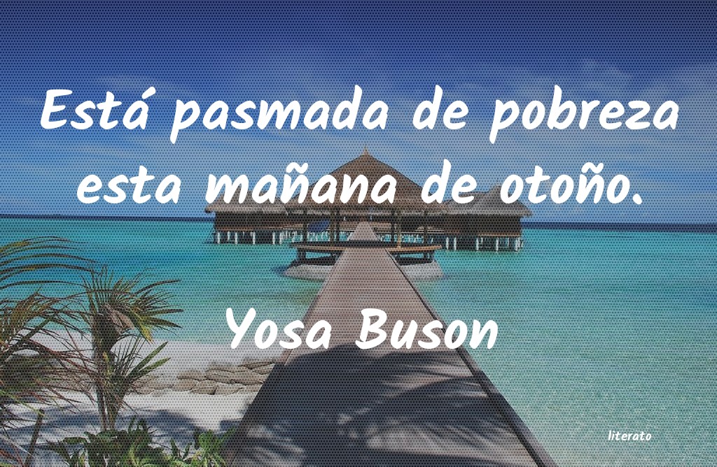 Frases de Yosa Buson