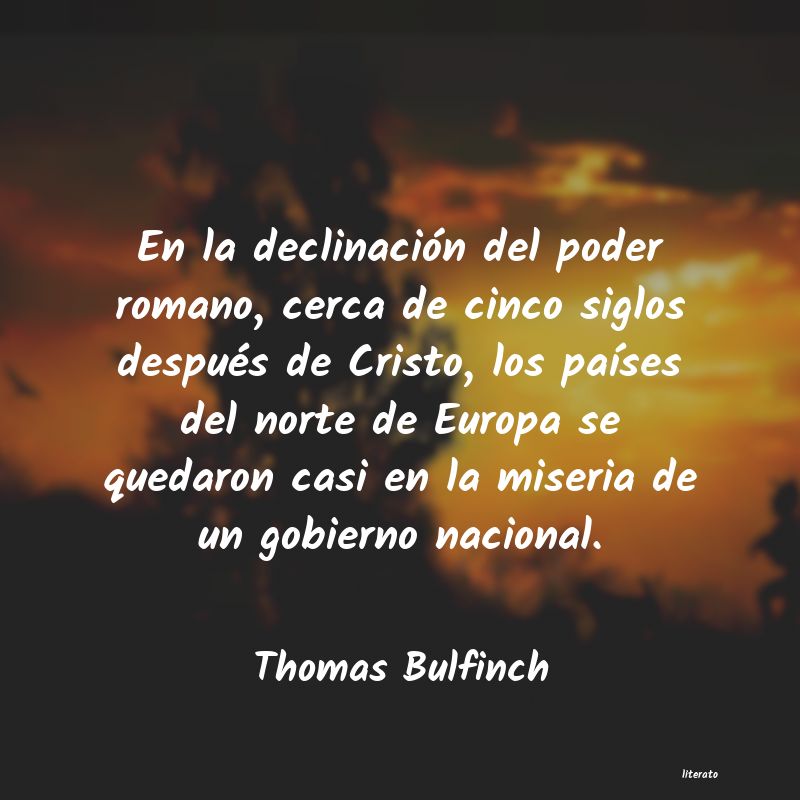 Frases de Thomas Bulfinch