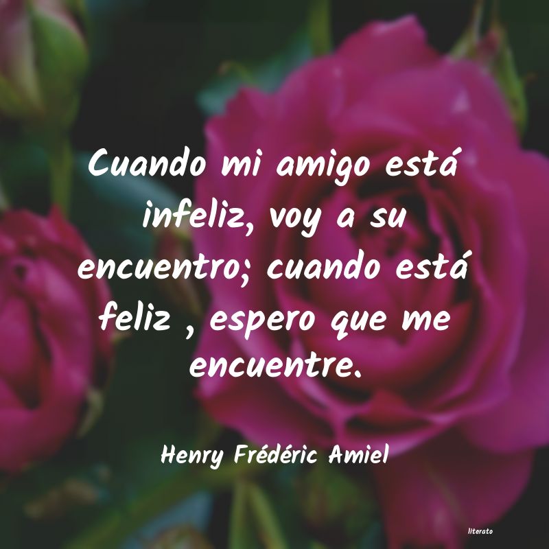 frases de Henry Frédéric Amiel