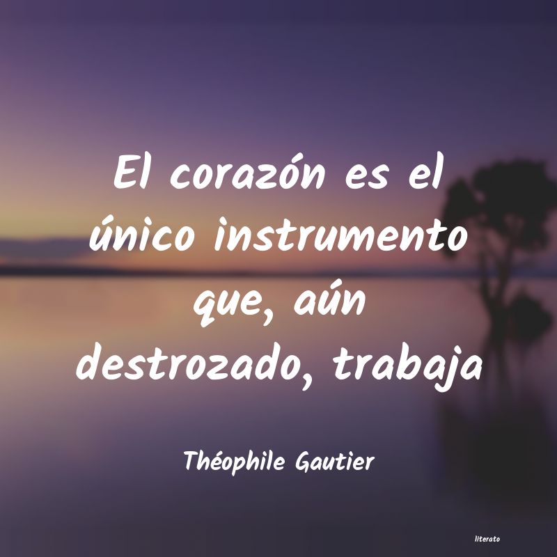 frases de Théophile Gautier