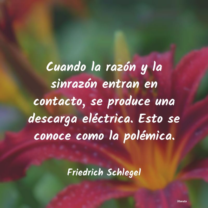 Frases de Friedrich Schlegel