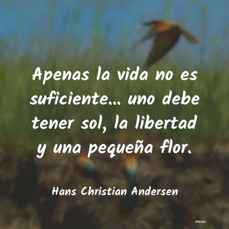 frases de Hans Christian Andersen